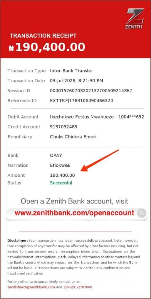 Recent payment proof from Facebook Ads work