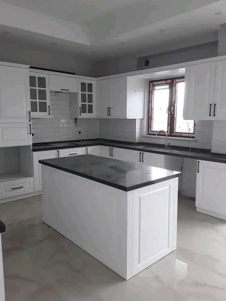 Modern white kitchen